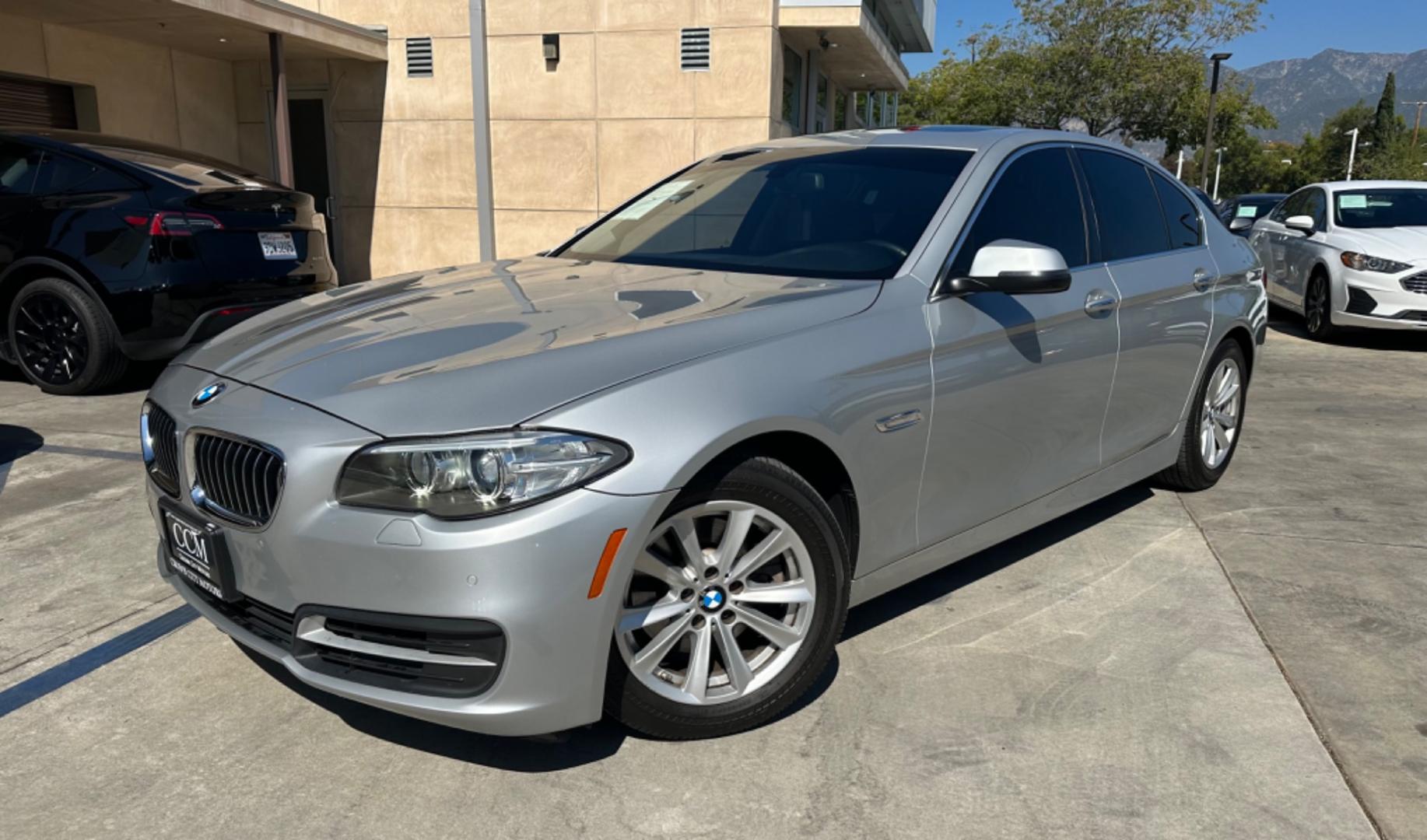 2014 /Gray BMW 5-Series 528i (WBA5A5C53ED) with an 2.0L L4 DOHC 16V TURBO engine, 8-Speed Automatic transmission, located at 30 S. Berkeley Avenue, Pasadena, CA, 91107, (626) 248-7567, 34.145447, -118.109398 - Photo#0